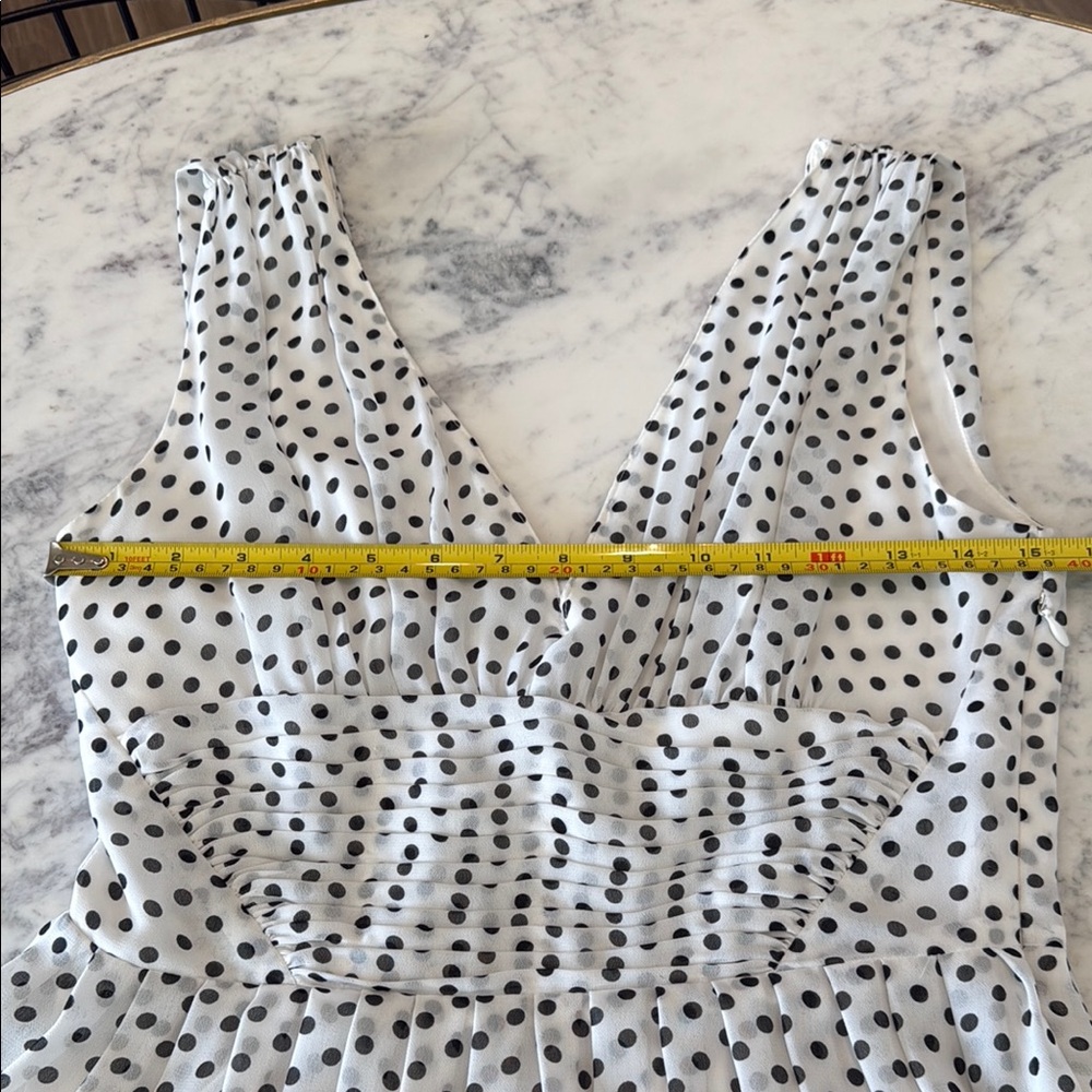 Julia Jordan White Polka Dot Dress - Picture 4 of 6